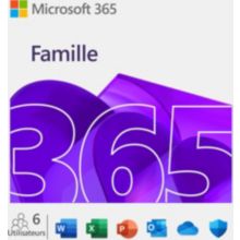 Logiciel de bureautique MICROSOFT 365 Famille