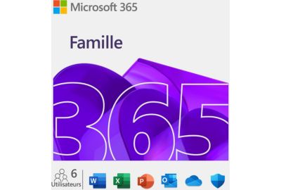 Logiciel de bureautique MICROSOFT M365 Famille avec IA Copilot