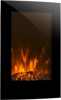 Cheminée électrique KLARSTEIN Lausanne Vertical 1000/2000 W Noir