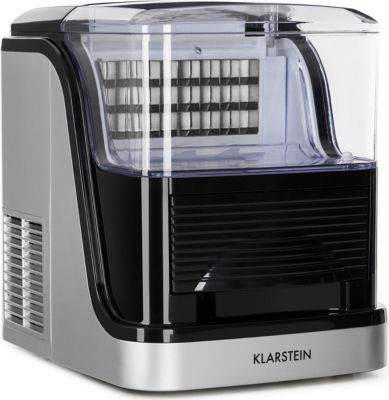 Machine à glaçons KLARSTEIN Kristall - 2,5 L - Noir/Argent