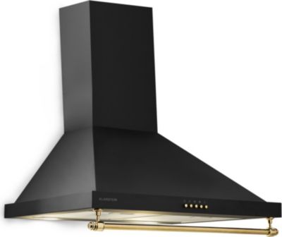 Hotte décorative murale KLARSTEIN Montblanc 60cm 610m³/h 165W LED noir