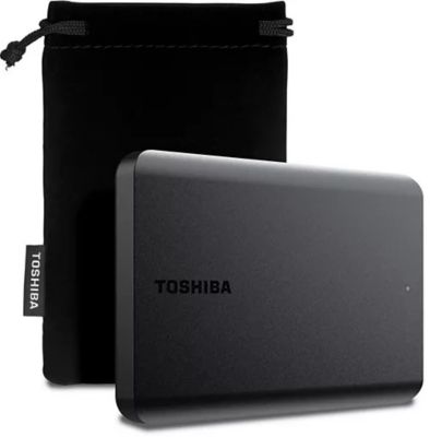 Disque dur externe TOSHIBA Pack 1To canvio basics + Housse