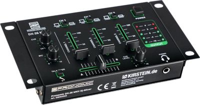 Table de mixage PRONOMIC DX-26 MKII 3 canaux fonction talkover