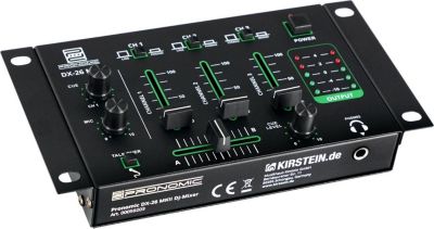 Table de mixage PRONOMIC DX-26 MKII 3 canaux fonction talkover Table de mixage PRONOMIC DX-26 MKII 3 canaux fonction talkover