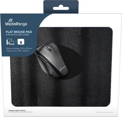 Tapis de souris MEDIA-RANGE NOIR