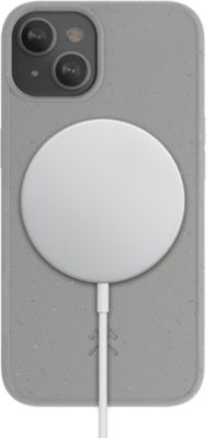 Coque WOODCESSORIES iPhone 13 mini Antimicrob gris MagSafe