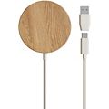 Chargeur induction WOODCESSORIES MagPad MagSafe chene