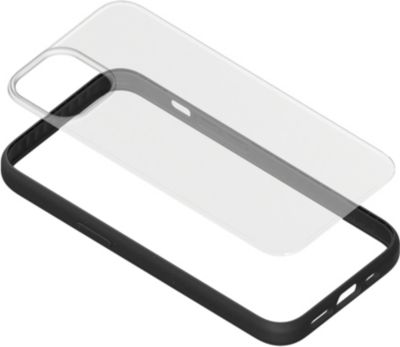 Coque bumper WOODCESSORIES iPhone 14 Plus transparent noir
