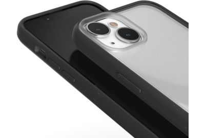 Coque bumper WOODCESSORIES iPhone 14 Plus transparent noir