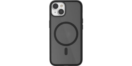 Coque bumper WOODCESSORIES iPhone 14 Plus transparent noir MagSafe