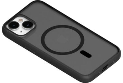 Coque bumper WOODCESSORIES iPhone 14 Plus transparent noir MagSafe