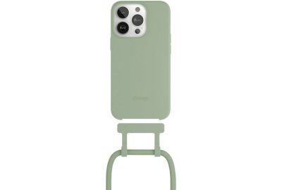 Coque avec cordon WOODCESSORIES iPhone 14 Pro Tour de cou vert