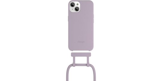 Coque avec cordon WOODCESSORIES iPhone 14 Plus Tour de cou lila