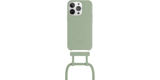 Coque avec cordon WOODCESSORIES iPhone 14 Pro Max Tour de cou vert
