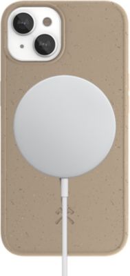 Coque bumper WOODCESSORIES iPhone 14 BioCase Taupe