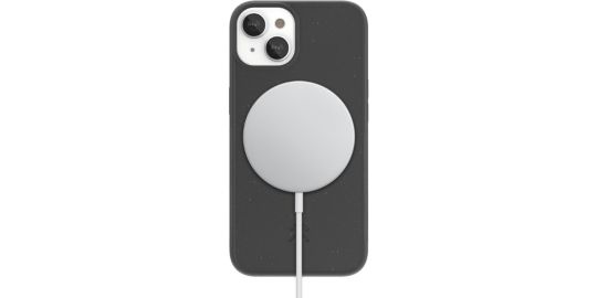 Coque bumper WOODCESSORIES iPhone 14 Plus BioCase noir