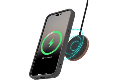 Coque bumper WOODCESSORIES iPhone 14 Pro Max BioCase noir