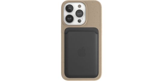 Coque bumper WOODCESSORIES iPhone 14 Pro Max BioCase Taupe