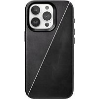 Coque WOODCESSORIES iPhone 15 Pro Max Cuir noir