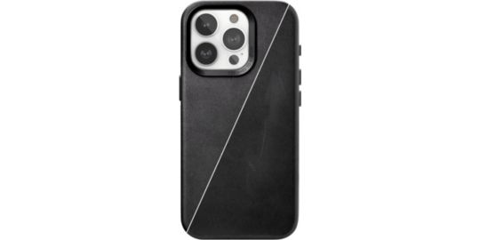 Coque WOODCESSORIES iPhone 15 Pro Max Cuir noir
