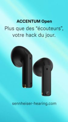 Voir la vidéo pour Ecouteurs SENNHEISER Accentum Open Noir
