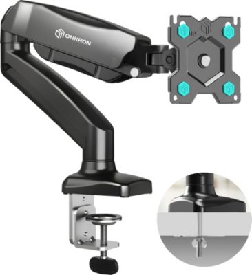 Support écran PC ONKRON Bras Écran PC 13"–32", 8 kg, G80-B Noir