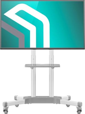 Pied TV ONKRON Mobile 32"–65", 50 kg, TS1351-W Blanc