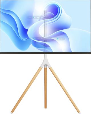 Pied TV ONKRON Trépied TV 32–65", 35 kg, TS1220-W Blanc