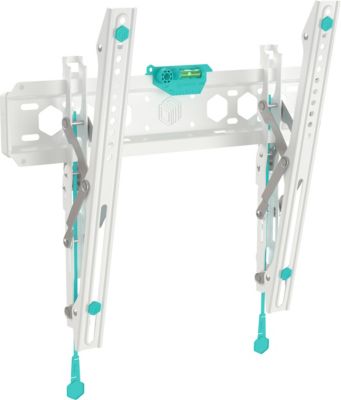 Support mural TV ONKRON Inclinable, 32"–70", 60 kg, Blanc TM5-W