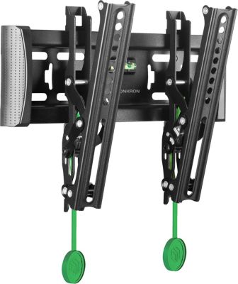 Support mural TV ONKRON Inclinable 17-43", 36,4 kg, Noir TM4-B