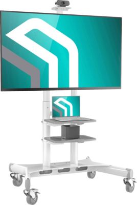 Pied TV ONKRON Mobile 50"–86", 90 kg, TS1881-W Blanc