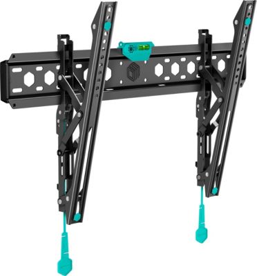 Support mural TV ONKRON Inclinable, 43"–85", 68 kg, Noir TM6-B