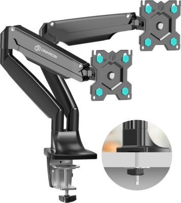 Support écran PC ONKRON Double Écran 13"–32", 9 kg, G200-B Noir