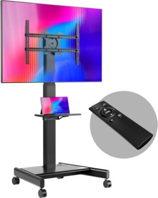 Pied TV ONKRON Motorisé 43"–75", 65 kg, TS1552E-B Noir