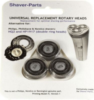 Kit de réparation PHILIPS tetes de rasoir hq2 hp1917