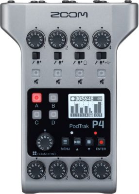Enregistreur audio ZOOM P4 Podtrack Interface