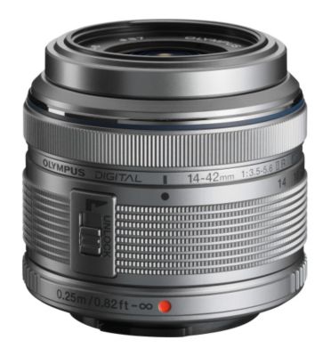 Objectif pour Hybride OLYMPUS Digital ED 14-42mm II R 1:3.5-5.6 Argent