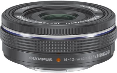 Objectif pour Hybride OLYMPUS 14-42mm f/3.5-5.6 EZ noir Pancake