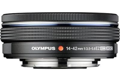 Objectif pour Hybride OLYMPUS 14-42mm f/3.5-5.6 EZ noir Pancake