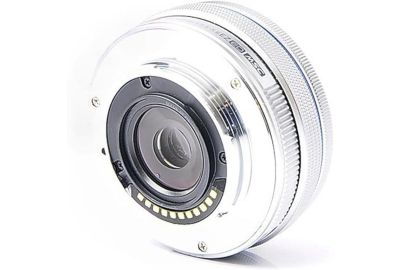 Objectif pour Hybride OLYMPUS 14-42mm f/3.5-5.6 EZ silver Pancake