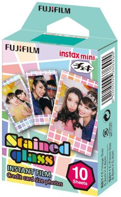 Papier photo instantané Fujifilm Instax Mini Stained Glass (x10)