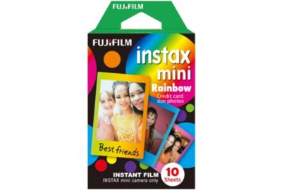 Papier photo instantané FUJIFILM Instax Mini Rainbow (x10)