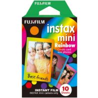 Papier photo instantané FUJIFILM Instax Mini Rainbow (x10)