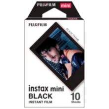 Papier photo instantané FUJIFILM Instax Mini cadre noir (x10)