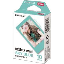 Papier photo instantané FUJIFILM Instax Mini cadre bleu (x10)