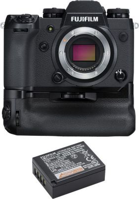 Appareil photo Hybride FUJIFILM X-H1 + Booster grip VPB-XH1 + Batterie N