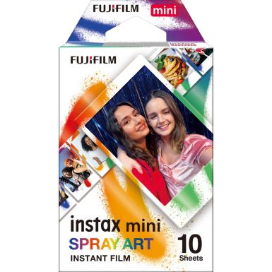 Papier photo instantané FUJIFILM Film Instax Mini Spray Art WW1 (x10)