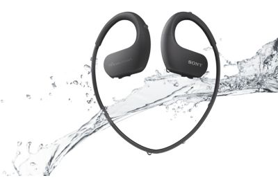 Ecouteurs sport SONY NWWS413B 4Go Etanche Noir