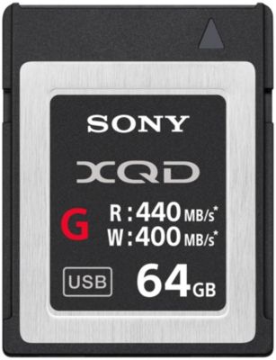 Carte XQD SONY XQD 64Go G Series
