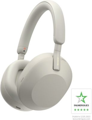 Casque SONY WH-1000XM5 Argent | Boulanger